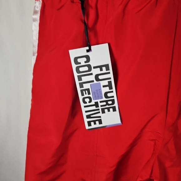 Future Collective Red Pants Size XS - Picture 8 of 10